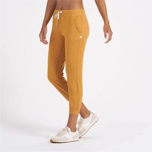 Vuori Performance Jogger Women size XL Flax Heather DreamKnit VW303 Sweatpants